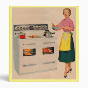 Erma and her double-barrelled oven binder