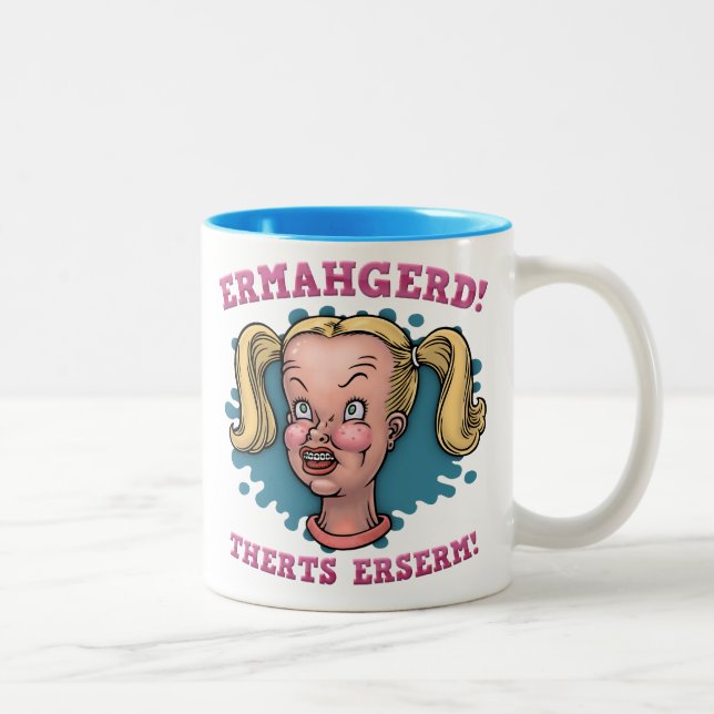 Ermahgerd Two-Tone Coffee Mug (Right)