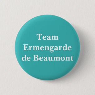 Ermengarde de Beaumont, Queen of Scotland 2 Inch Round Button