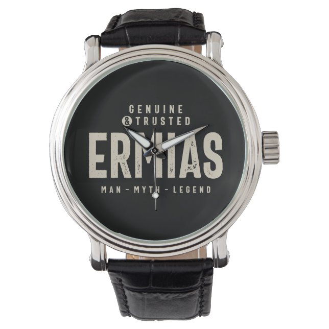 Ermias Personalized Name  Watch (Front)