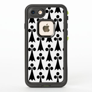 Ermine Pattern, Medieval Pattern, Black on White