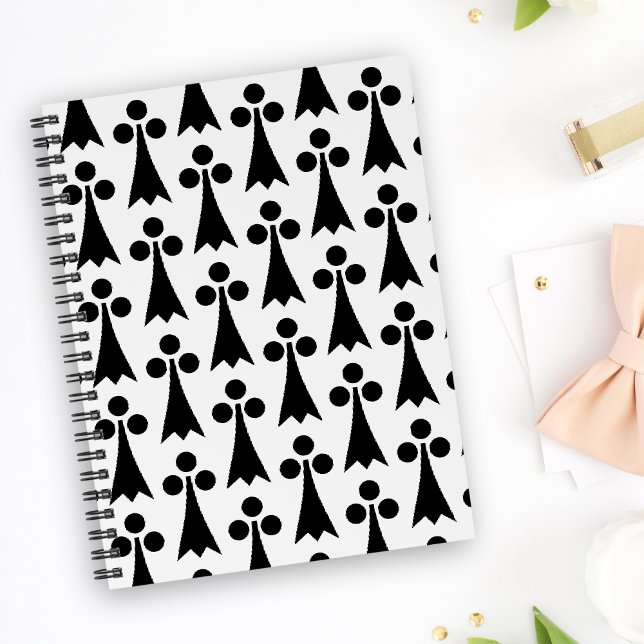 Ermine Pattern, Medieval Pattern, Black on White Planner (Creator Uploaded)