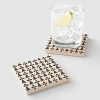 Ermine Pattern, Medieval Pattern, Black on White