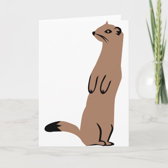 Ermine - Stoat - Weasel Card (Front)