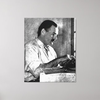 Ernest Hemingway in Kenya Canvas Print