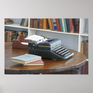 Ernest Hemingway's Typewriter, Key West Poster