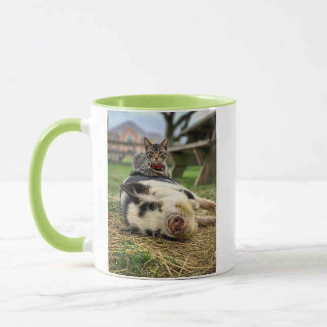 Ernest & Sassy Photo Mug avec logo! (Gauche)
