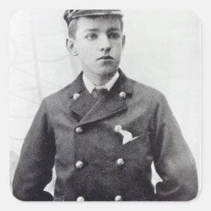 Ernest Shackleton Square Sticker