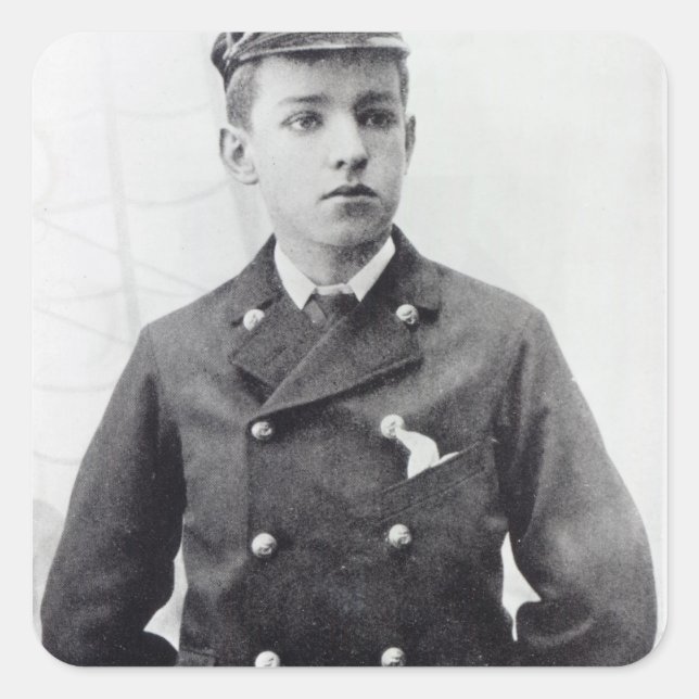 Ernest Shackleton Square Sticker (Front)