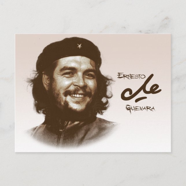 Ernesto Che Guevara Smile Postcard (Front)