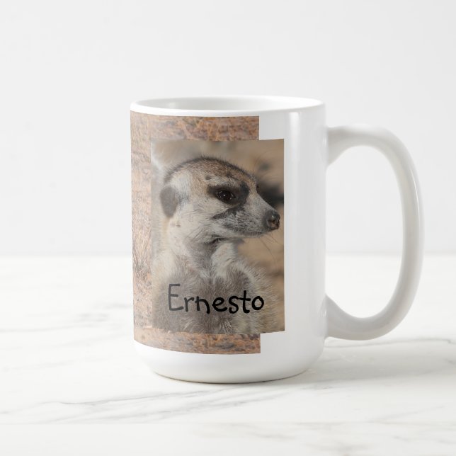 Ernesto Meerkat Mug (Right)