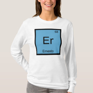 Ernesto Name Chemistry Element Periodic Table T-Shirt