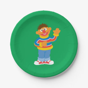Ernie Graphic Paper Plate