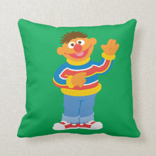 Ernie Graphic Throw Pillow