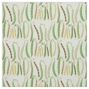 Ernst Benary’s Bean Varieties Fabric