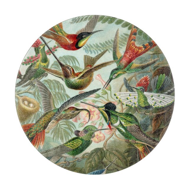 Ernst Haeckel Hummingbirds - Art Forms of Nature Cutting Board (Front)