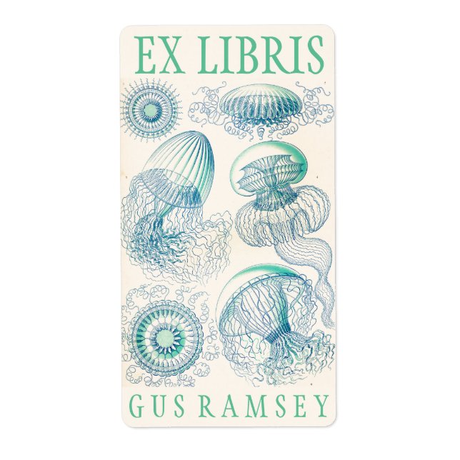 Ernst Haeckel Leptomedusa Plaques de réservation (Devant)