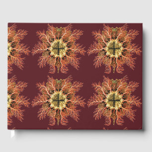 Ernst Haeckel Nautical Tunicate Red Sea Life Art Guest Book