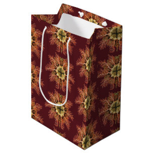 Ernst Haeckel Nautical Tunicate Red Sea Life Art Medium Gift Bag