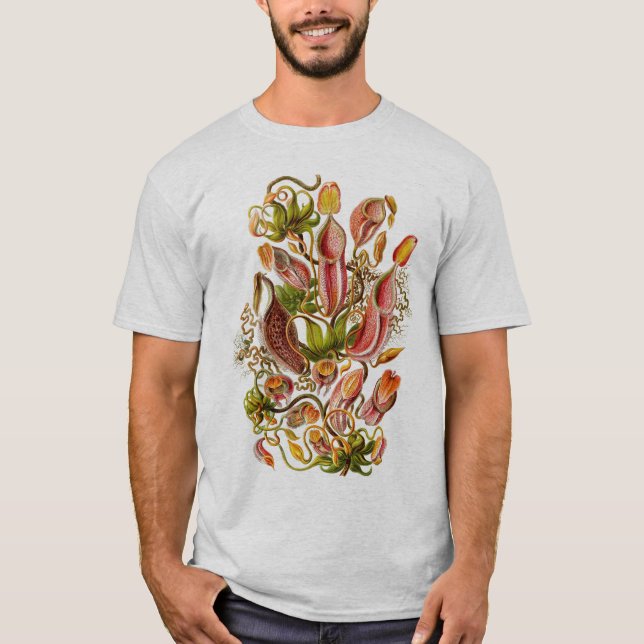 Ernst Haeckel - Nepenthaceae Tshirt - Customized (Front)