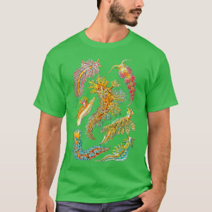 Ernst Haeckel Nudibranch Sea Slugs T-Shirt