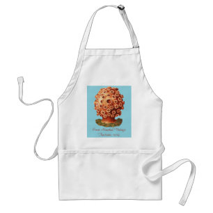 Ernst Haeckel Red Coral Nautical Sea Life Standard Apron