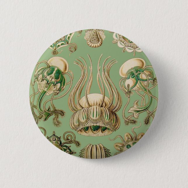 Ernst Haeckel’s Narcomedusae 2 Inch Round Button (Front)
