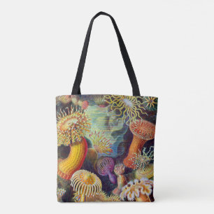 Ernst Haeckel Sea Anemones Marine:Actiniae Tote Bag