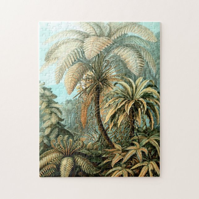 Ernst Haeckel's Filicinae (Tree Ferns) Jigsaw Puzz Jigsaw Puzzle (Vertical)