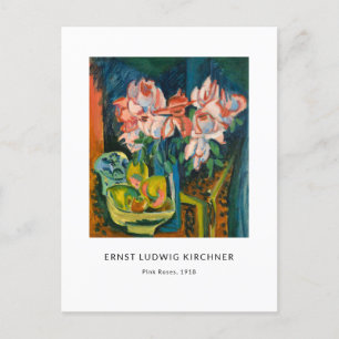 Ernst L. Kirchner - Colourful  Modern Art Postcard