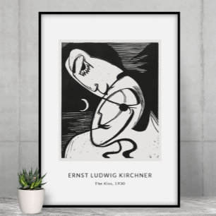 Ernst L. Kirchner - Stylish Black&White Modern Art Photo Print