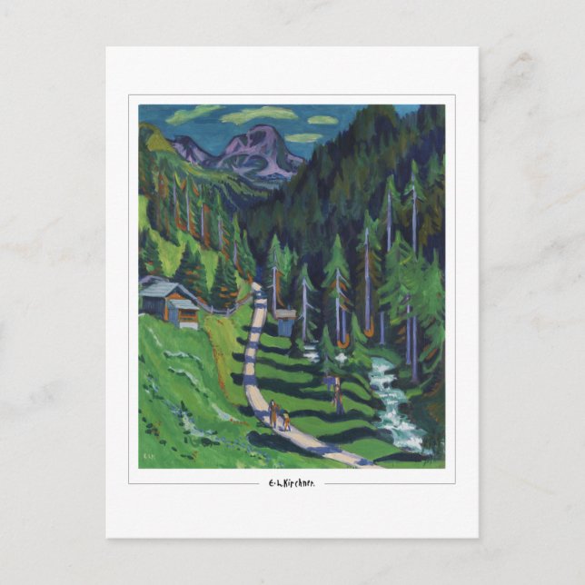 Ernst Ludwig Kirchner #338 - Carte postale Art (Devant)