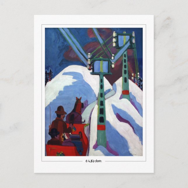 Ernst Ludwig Kirchner #352-2 - Carte postale d'art (Devant)