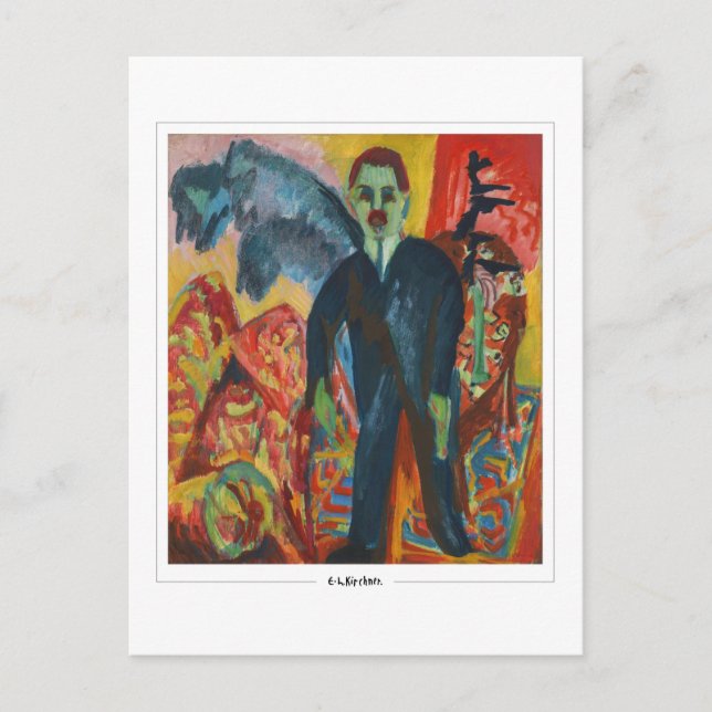 Ernst Ludwig Kirchner #360 - Carte postale Art (Devant)