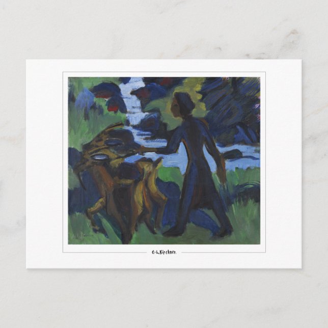 Ernst Ludwig Kirchner #650-2 - Carte postale Art (Devant)