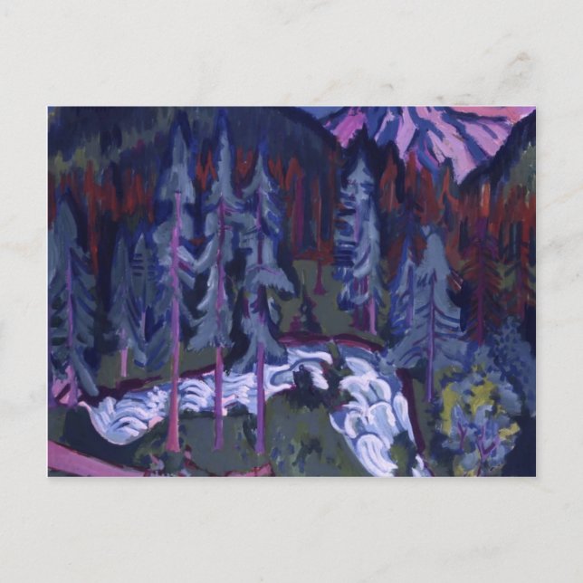 Ernst Ludwig Kirchner- Sertigweg Postcard (Front)