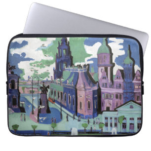 Ernst Ludwig Kirchner View of Dresden Schlossplatz Laptop Sleeve