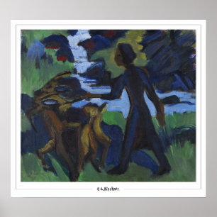 Ernst Ludwig Kirchner Zedign Affiche d'art #650-2