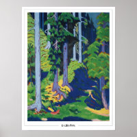 Ernst Ludwig Kirchner Zedign Art Poster #413