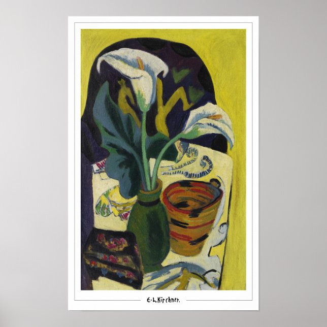 Ernst Ludwig Kirchner Zedign Art Poster #505-2 (Front)