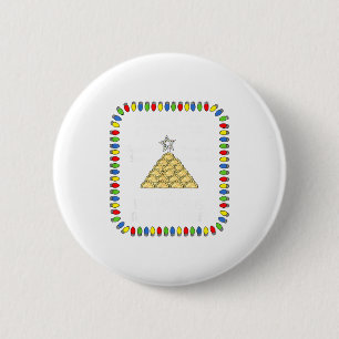 Erogi Christmas Tree _ Lish Holiday Lights Funny F 2 Inch Round Button