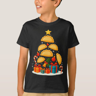 Erogi Lish Food Land Christmas Tree Xmas Long Slee T-Shirt