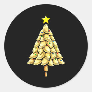 Erogi Tree Christmas Xmas Funny Lish Food Costume  Classic Round Sticker