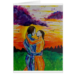 Eros and Psyche at sunset