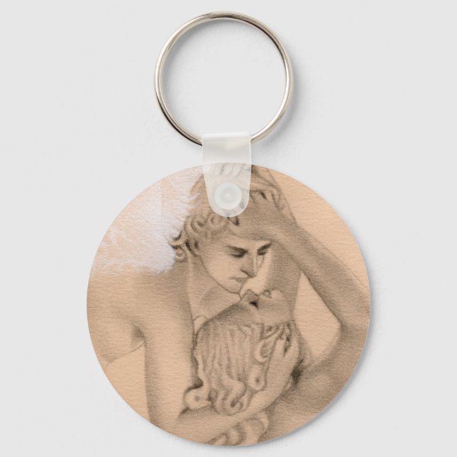 Eros and Psyche Keychain (Front)
