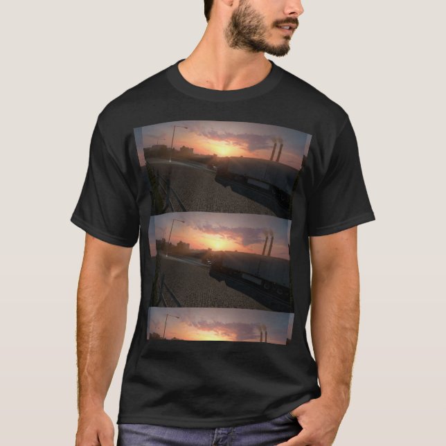 Erou truck simulator 2 T shirt Men (Front)