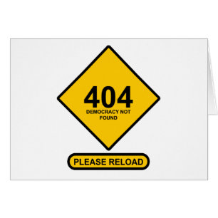 Erreur 404 : Démocratie introuvable