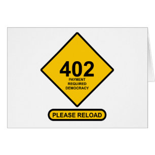 Error 402: Payment Required Democracy