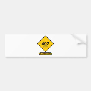 Error 402: Payment Required Democracy Bumper Sticker