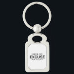 Error 404 Excuse Not Found Minimalist Typewriter  Keychain<br><div class="desc">Carry the standard everywhere. A clear,  heavy-duty acrylic keychain featuring high-definition typewriter printing on both sides for a modern,  industrial look.</div>